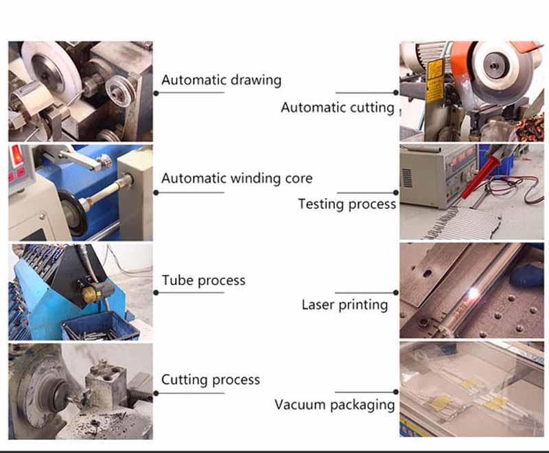 Middle Watt Density Industrial Cartridge Heaters process